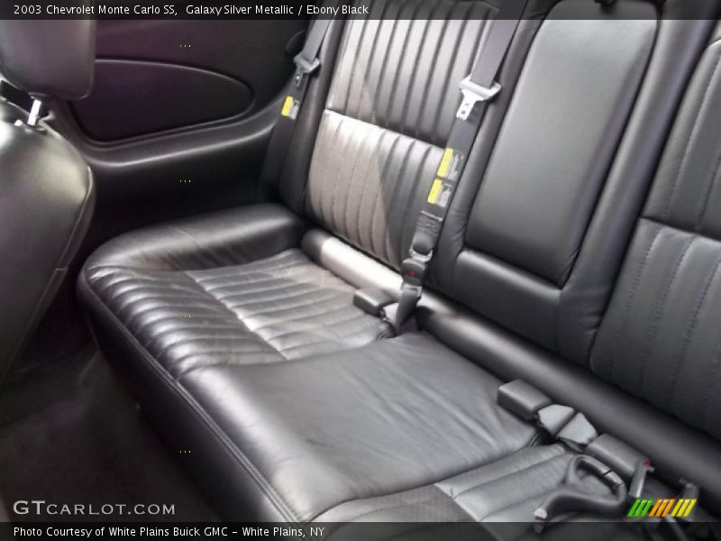  2003 Monte Carlo SS Ebony Black Interior