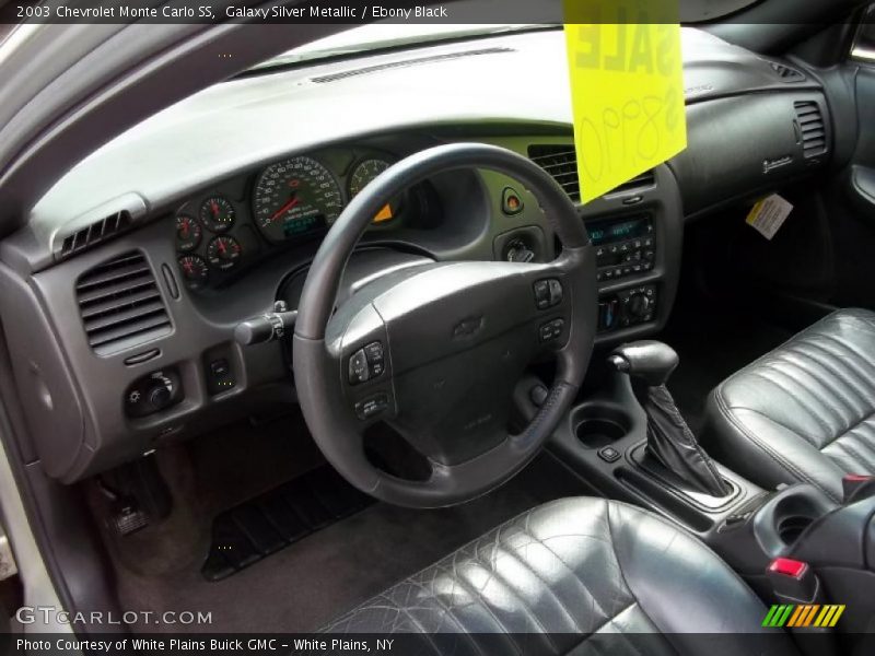 Galaxy Silver Metallic / Ebony Black 2003 Chevrolet Monte Carlo SS