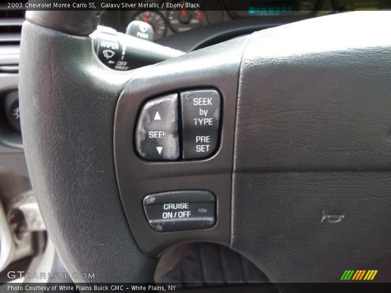 Galaxy Silver Metallic / Ebony Black 2003 Chevrolet Monte Carlo SS