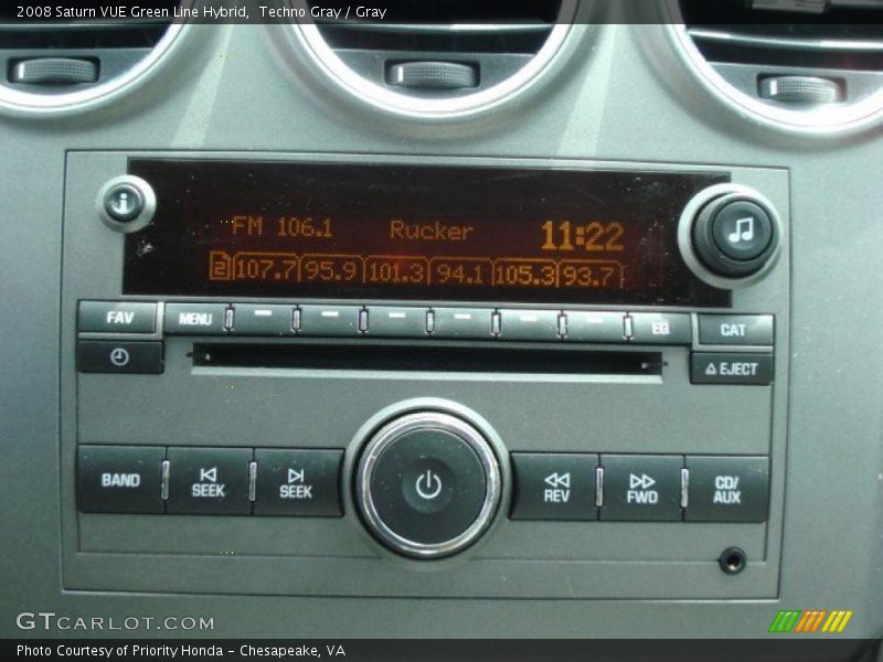 Controls of 2008 VUE Green Line Hybrid