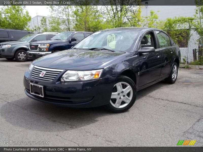Deep Blue / Gray 2007 Saturn ION 2 Sedan