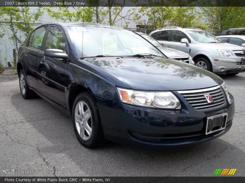 Deep Blue / Gray 2007 Saturn ION 2 Sedan