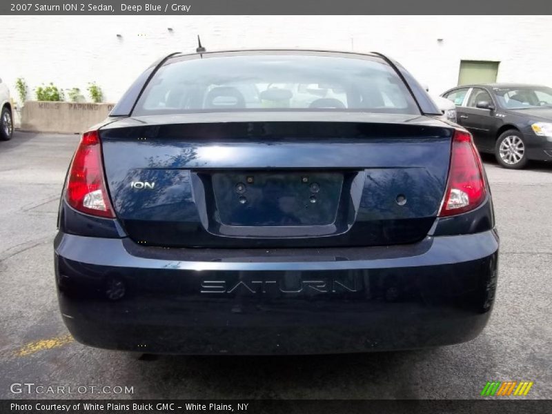 Deep Blue / Gray 2007 Saturn ION 2 Sedan