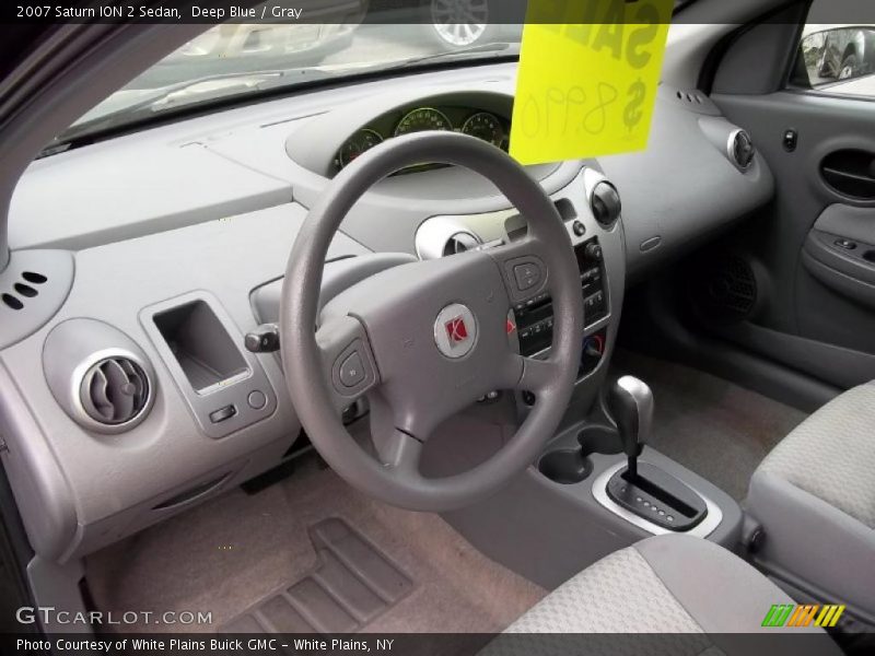 Deep Blue / Gray 2007 Saturn ION 2 Sedan