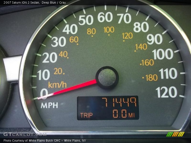 Deep Blue / Gray 2007 Saturn ION 2 Sedan