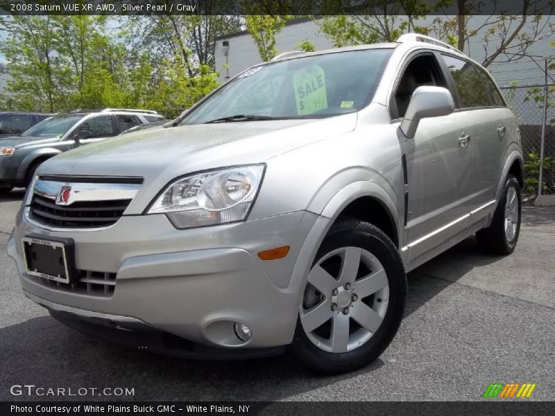 Silver Pearl / Gray 2008 Saturn VUE XR AWD