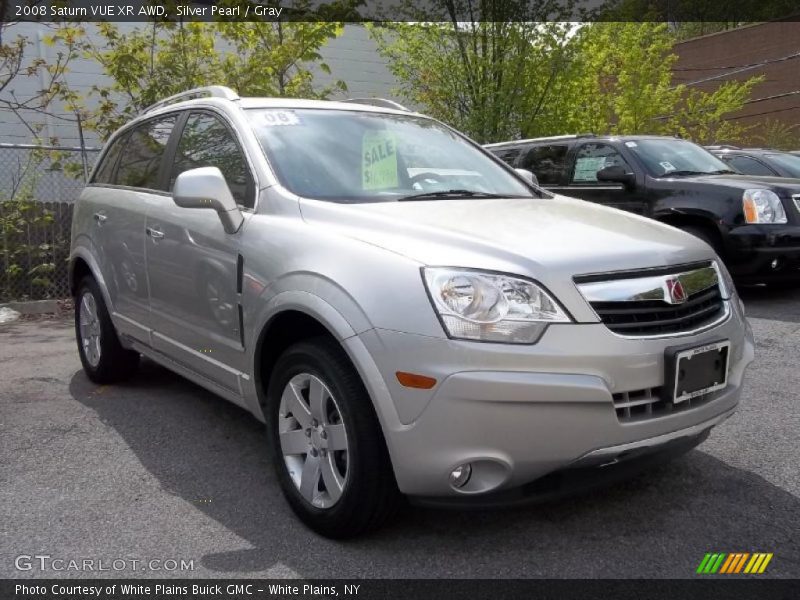 Silver Pearl / Gray 2008 Saturn VUE XR AWD
