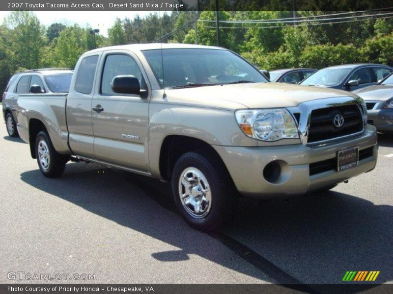 Desert Sand Mica / Taupe 2007 Toyota Tacoma Access Cab