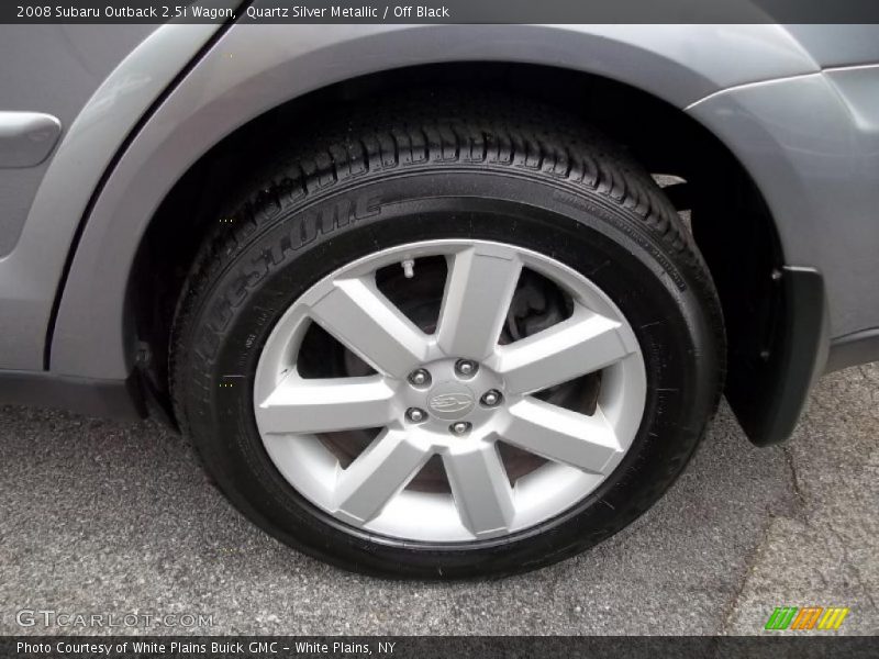 Quartz Silver Metallic / Off Black 2008 Subaru Outback 2.5i Wagon
