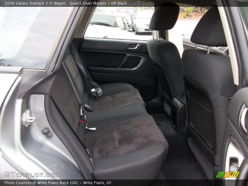 Quartz Silver Metallic / Off Black 2008 Subaru Outback 2.5i Wagon