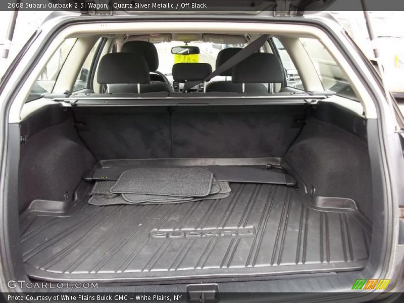Quartz Silver Metallic / Off Black 2008 Subaru Outback 2.5i Wagon