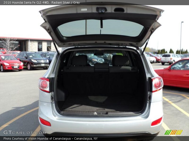 Radiant Silver / Gray 2010 Hyundai Santa Fe GLS 4WD