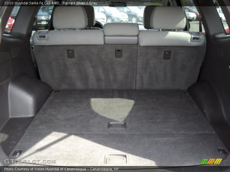 Radiant Silver / Gray 2010 Hyundai Santa Fe GLS 4WD