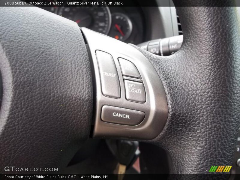 Quartz Silver Metallic / Off Black 2008 Subaru Outback 2.5i Wagon