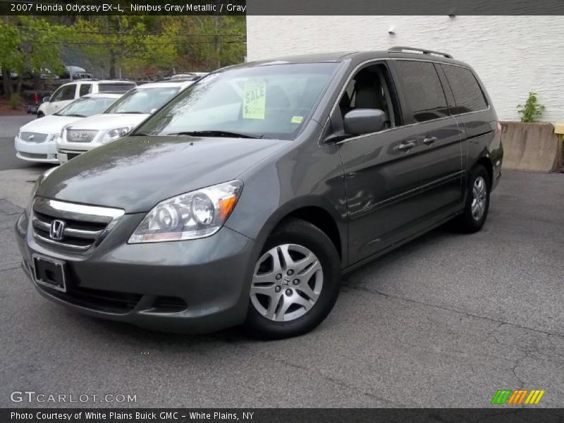 Nimbus Gray Metallic / Gray 2007 Honda Odyssey EX-L