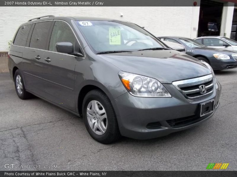 Nimbus Gray Metallic / Gray 2007 Honda Odyssey EX-L