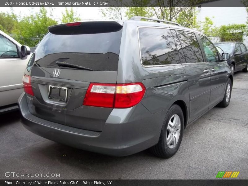 Nimbus Gray Metallic / Gray 2007 Honda Odyssey EX-L