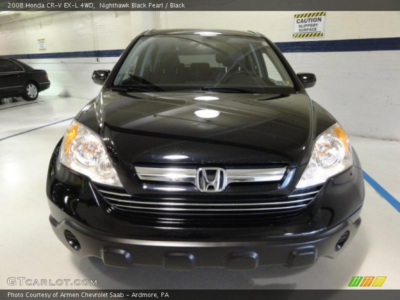 Nighthawk Black Pearl / Black 2008 Honda CR-V EX-L 4WD