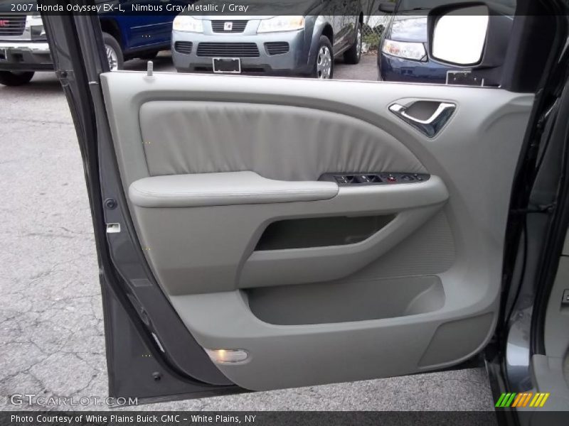 Nimbus Gray Metallic / Gray 2007 Honda Odyssey EX-L