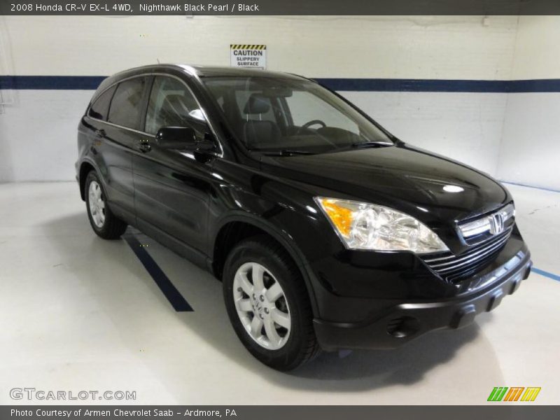 Nighthawk Black Pearl / Black 2008 Honda CR-V EX-L 4WD