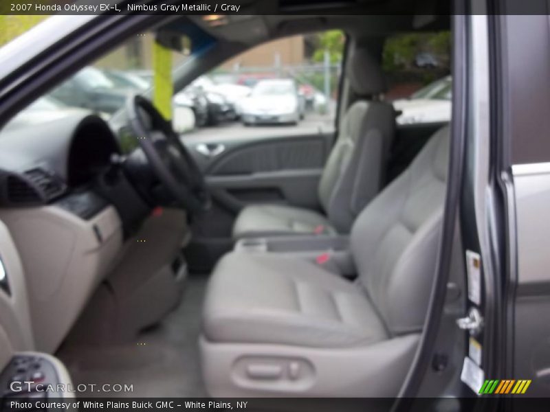 Nimbus Gray Metallic / Gray 2007 Honda Odyssey EX-L