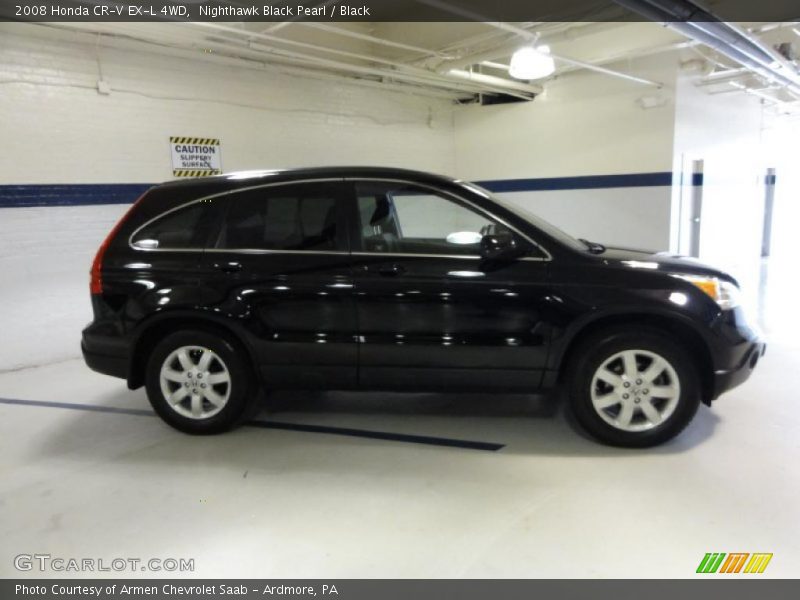 Nighthawk Black Pearl / Black 2008 Honda CR-V EX-L 4WD