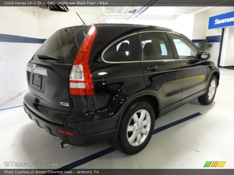 Nighthawk Black Pearl / Black 2008 Honda CR-V EX-L 4WD