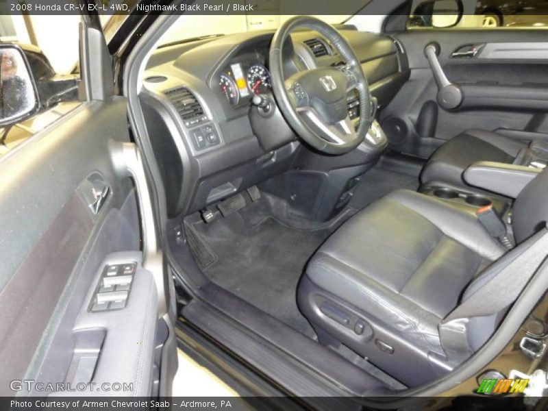 Nighthawk Black Pearl / Black 2008 Honda CR-V EX-L 4WD