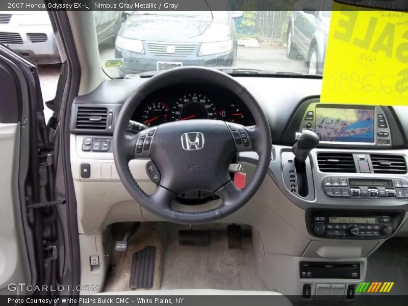 Nimbus Gray Metallic / Gray 2007 Honda Odyssey EX-L