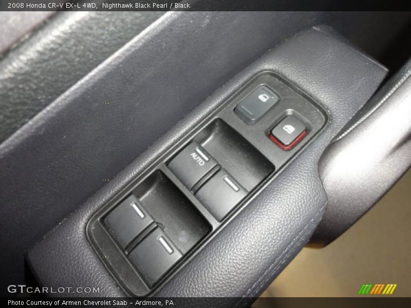 Nighthawk Black Pearl / Black 2008 Honda CR-V EX-L 4WD