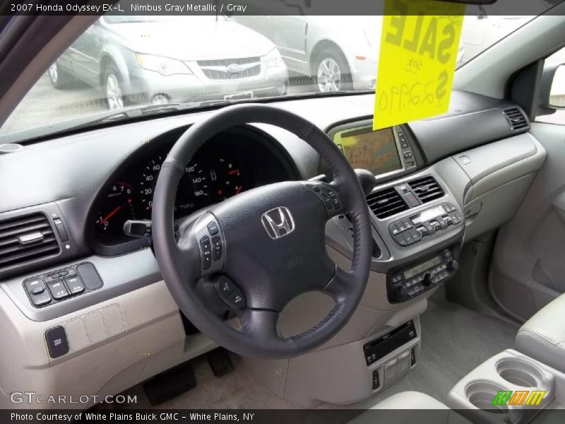 Nimbus Gray Metallic / Gray 2007 Honda Odyssey EX-L