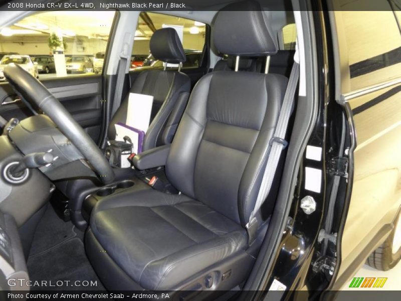 Nighthawk Black Pearl / Black 2008 Honda CR-V EX-L 4WD