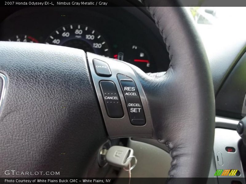 Nimbus Gray Metallic / Gray 2007 Honda Odyssey EX-L