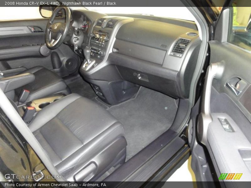 Nighthawk Black Pearl / Black 2008 Honda CR-V EX-L 4WD