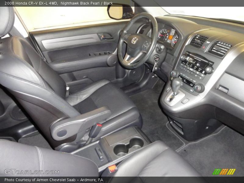 Nighthawk Black Pearl / Black 2008 Honda CR-V EX-L 4WD