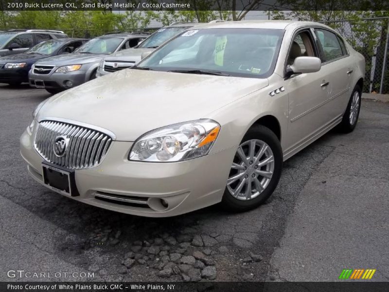 Sand Beige Metallic / Cocoa/Cashmere 2010 Buick Lucerne CXL