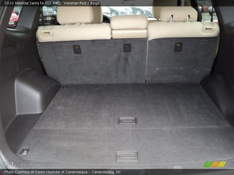 Venetian Red / Beige 2010 Hyundai Santa Fe GLS 4WD