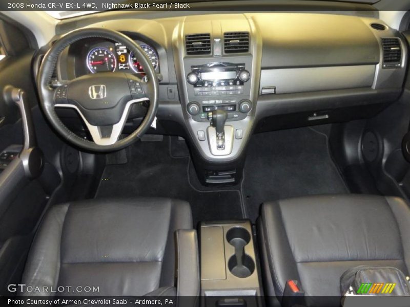 Nighthawk Black Pearl / Black 2008 Honda CR-V EX-L 4WD