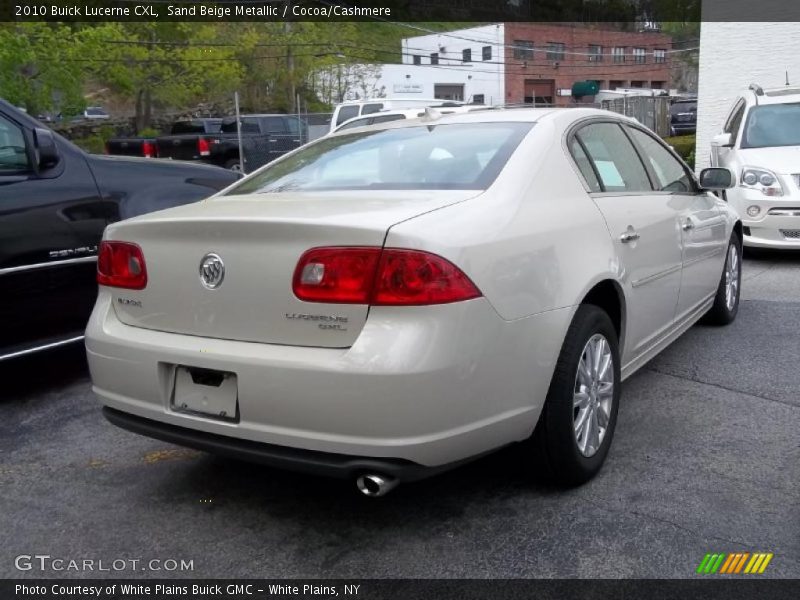 Sand Beige Metallic / Cocoa/Cashmere 2010 Buick Lucerne CXL