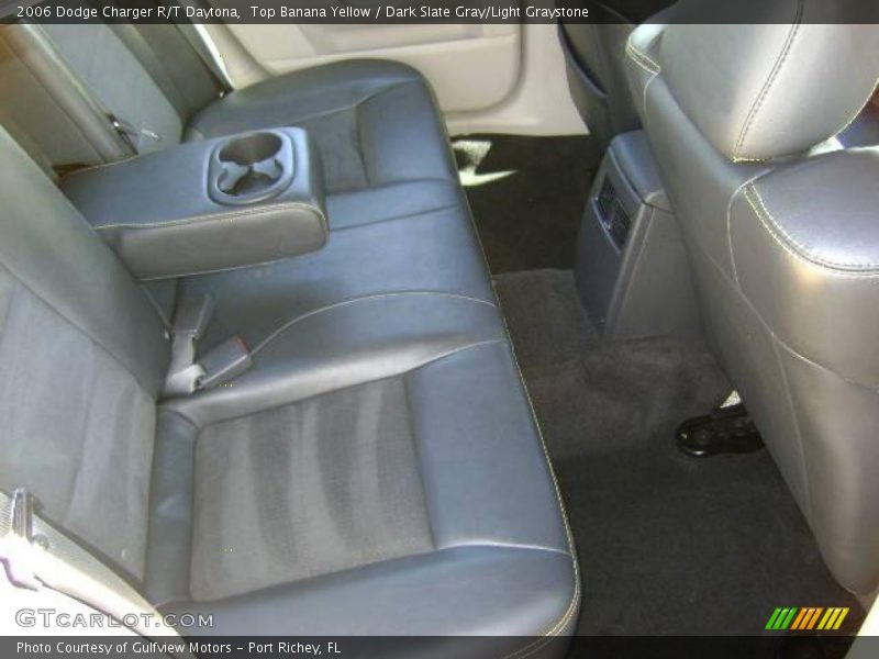 Top Banana Yellow / Dark Slate Gray/Light Graystone 2006 Dodge Charger R/T Daytona