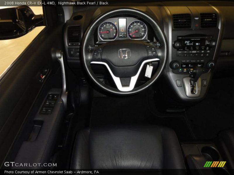 Nighthawk Black Pearl / Black 2008 Honda CR-V EX-L 4WD