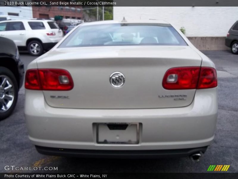 Sand Beige Metallic / Cocoa/Cashmere 2010 Buick Lucerne CXL