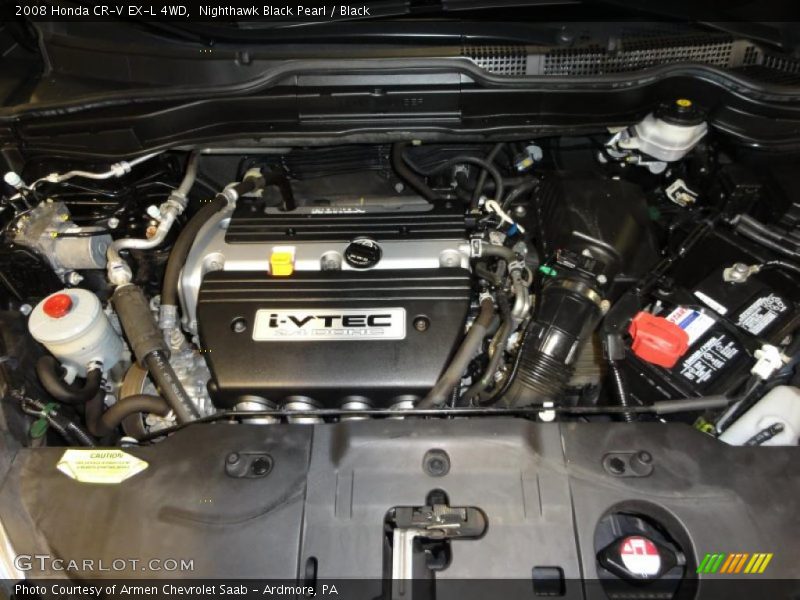 Nighthawk Black Pearl / Black 2008 Honda CR-V EX-L 4WD