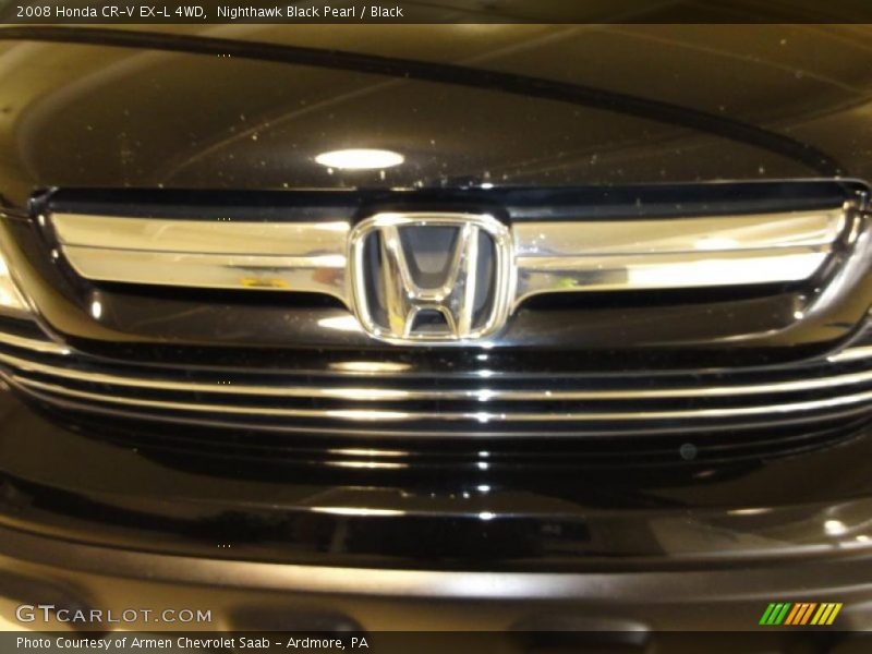 Nighthawk Black Pearl / Black 2008 Honda CR-V EX-L 4WD