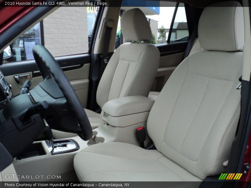 Venetian Red / Beige 2010 Hyundai Santa Fe GLS 4WD