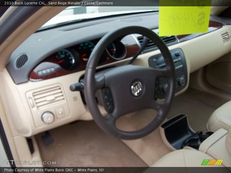 Sand Beige Metallic / Cocoa/Cashmere 2010 Buick Lucerne CXL