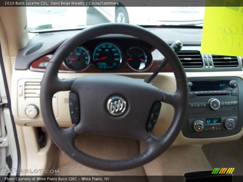 Sand Beige Metallic / Cocoa/Cashmere 2010 Buick Lucerne CXL