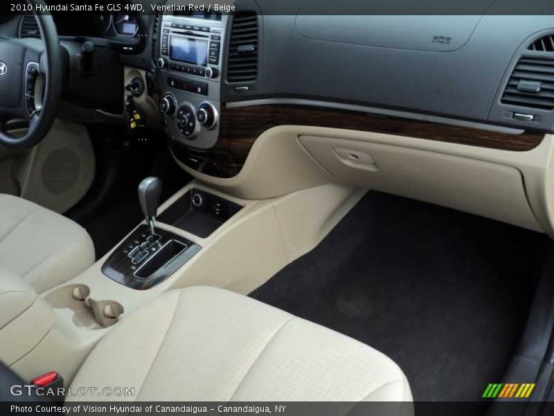 Venetian Red / Beige 2010 Hyundai Santa Fe GLS 4WD