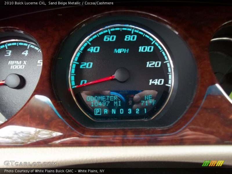 Sand Beige Metallic / Cocoa/Cashmere 2010 Buick Lucerne CXL