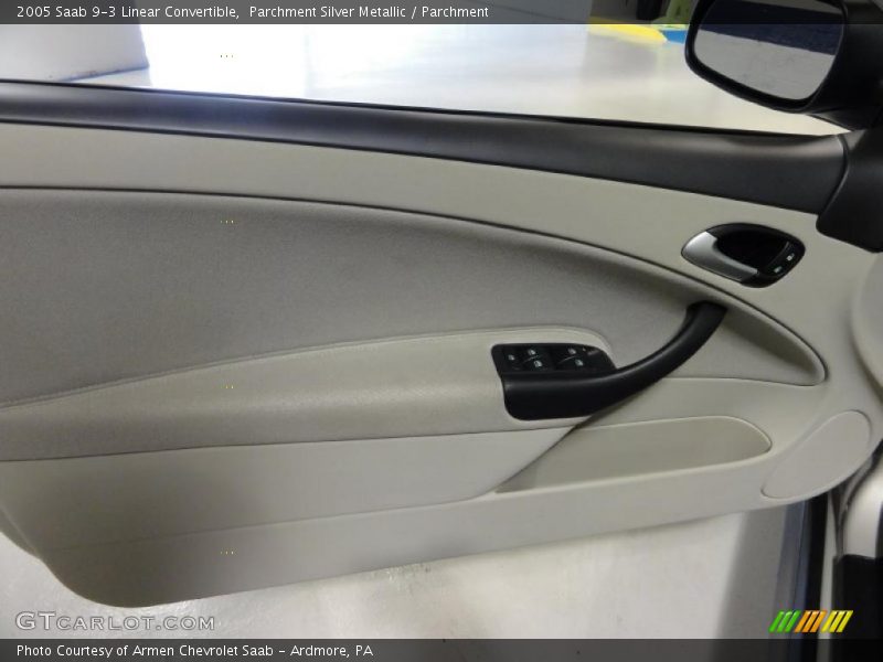 Parchment Silver Metallic / Parchment 2005 Saab 9-3 Linear Convertible